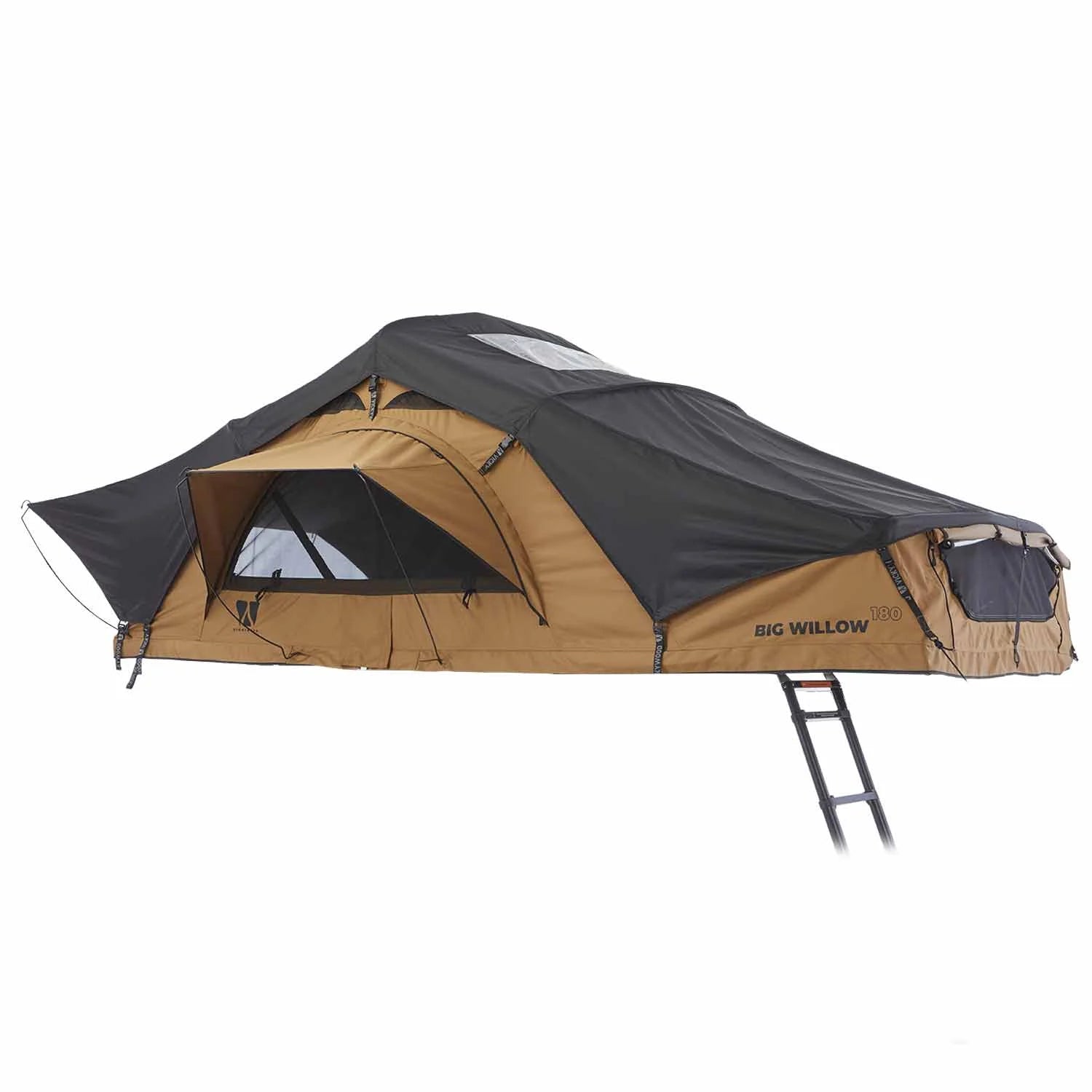 Покривна палатка VICKYWOOD BIG WILLOW 4.0 разгъната стс стълба Rooftop tent. 