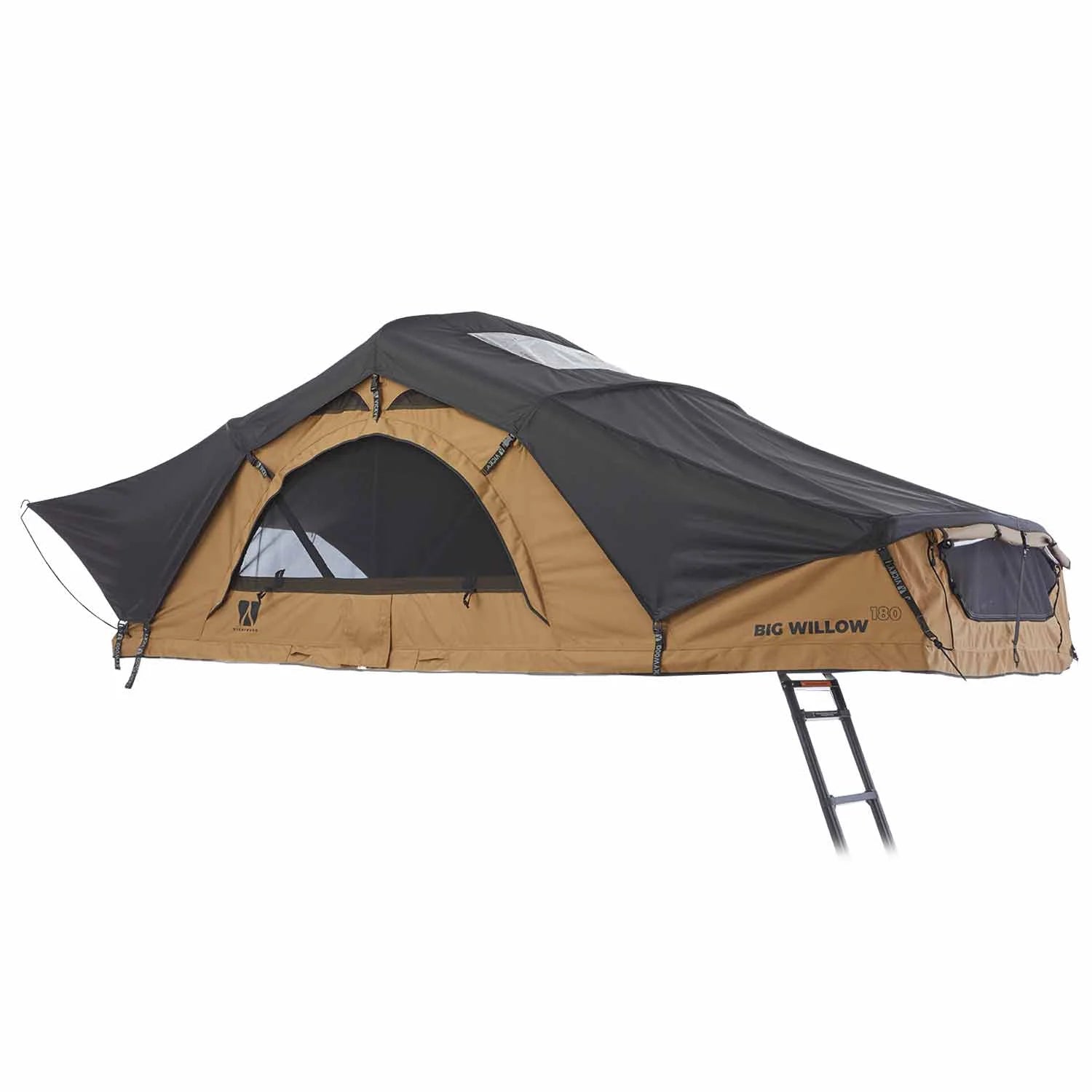 Покривна палатка VICKYWOOD BIG WILLOW 4.0 разгъната стс стълба Rooftop tent