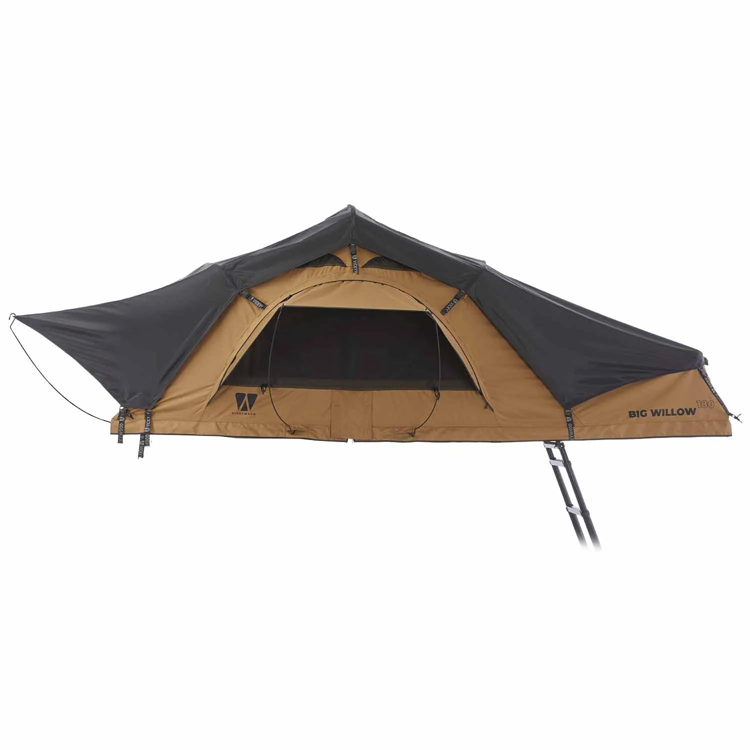 Покривна палатка VICKYWOOD BIG WILLOW 4.0 разгъната стс стълба Rooftop tent