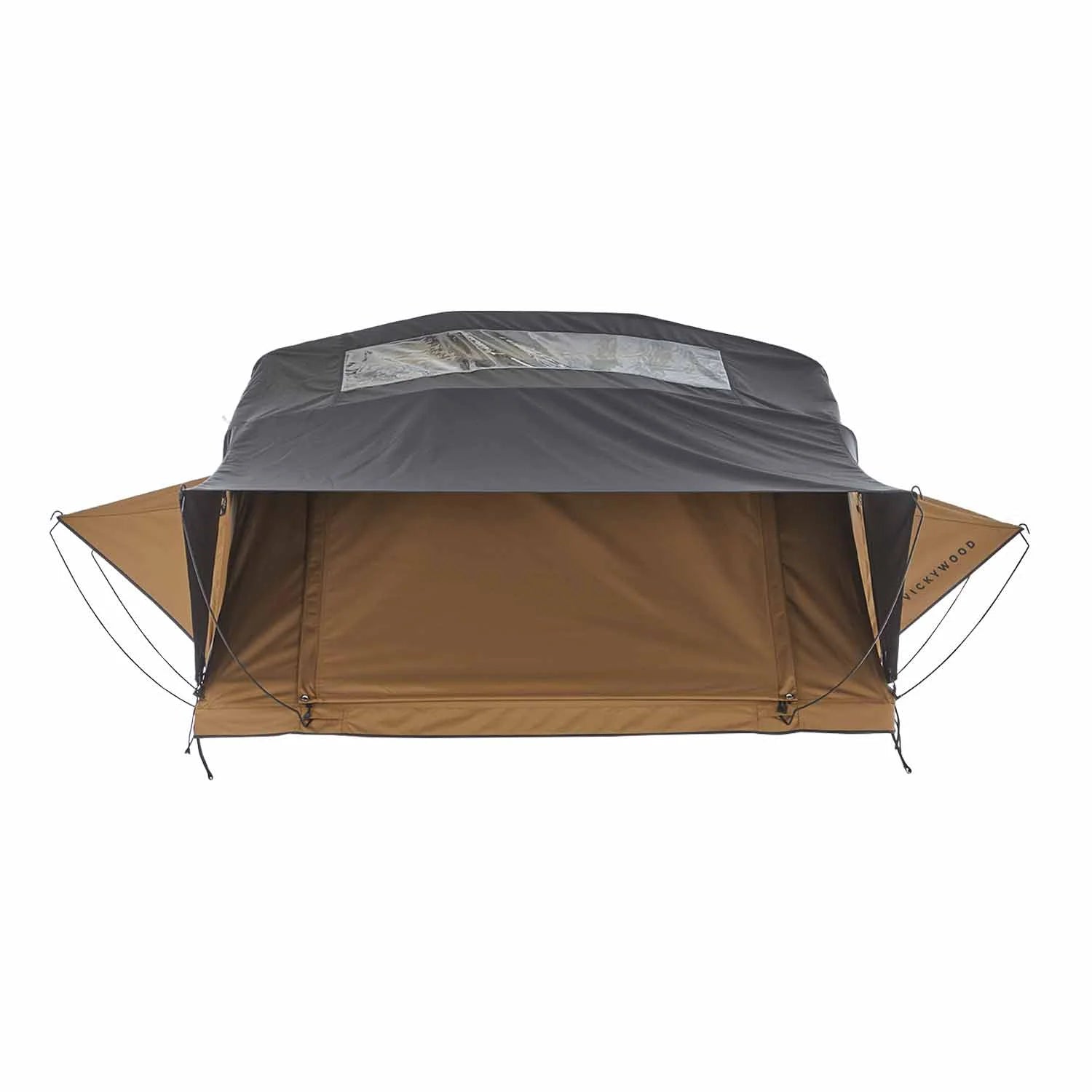 Покривна палатка за автомобил VICKYWOOD BIG WILLOW 4.0 разгъната стс стълба Rooftop tent