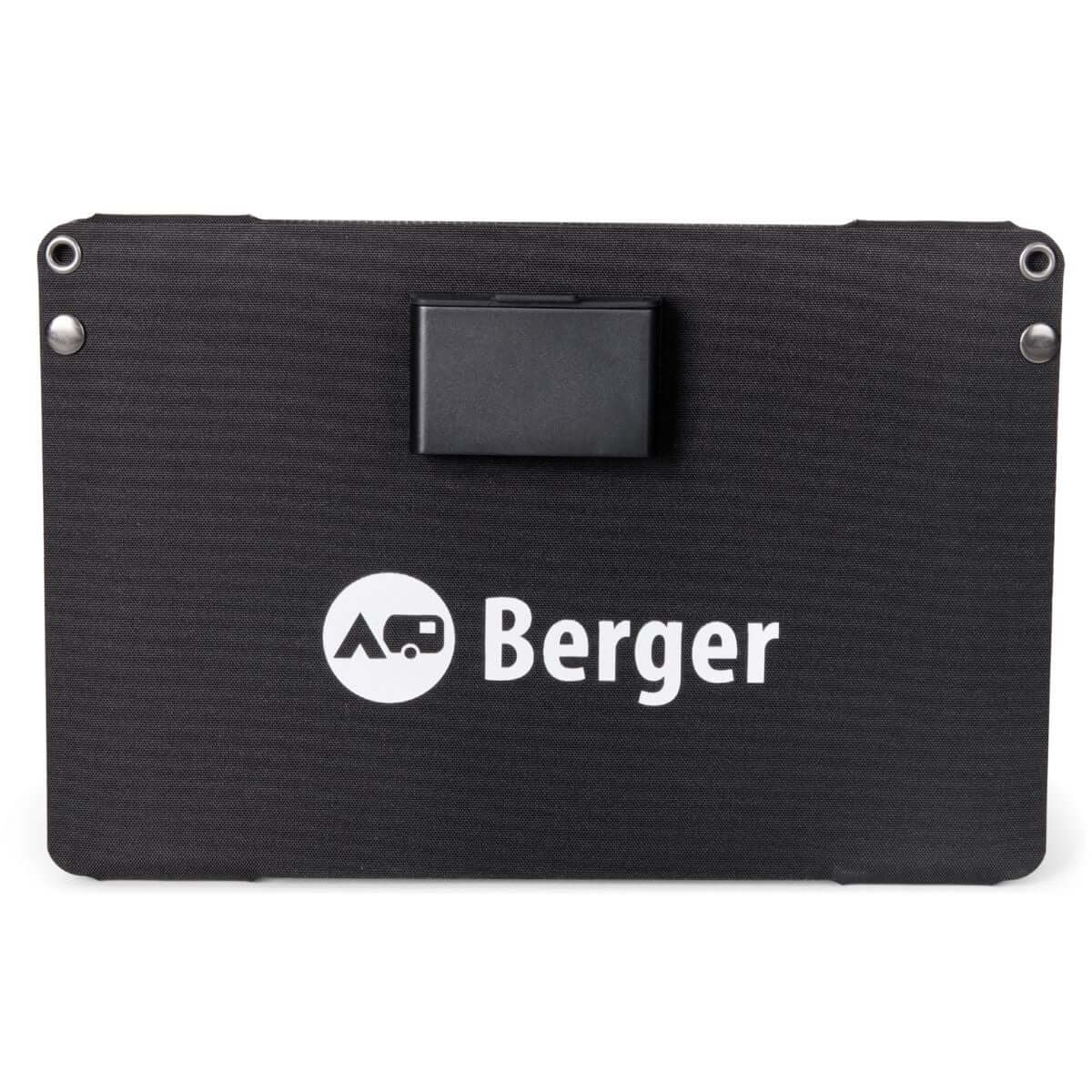 Преносим соларен панел Berger 2GO 30W за къмпинг, кемпер и каравана - практично и изгодно решение за зареждане на техника. Gocampy