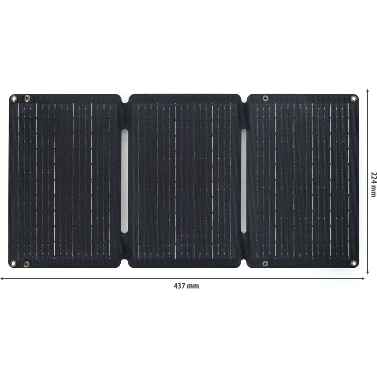 Преносим соларен панел Berger 2GO 30W, сгъваем и лек, идеален за къмпинг оборудване и пътуване с кемпер.