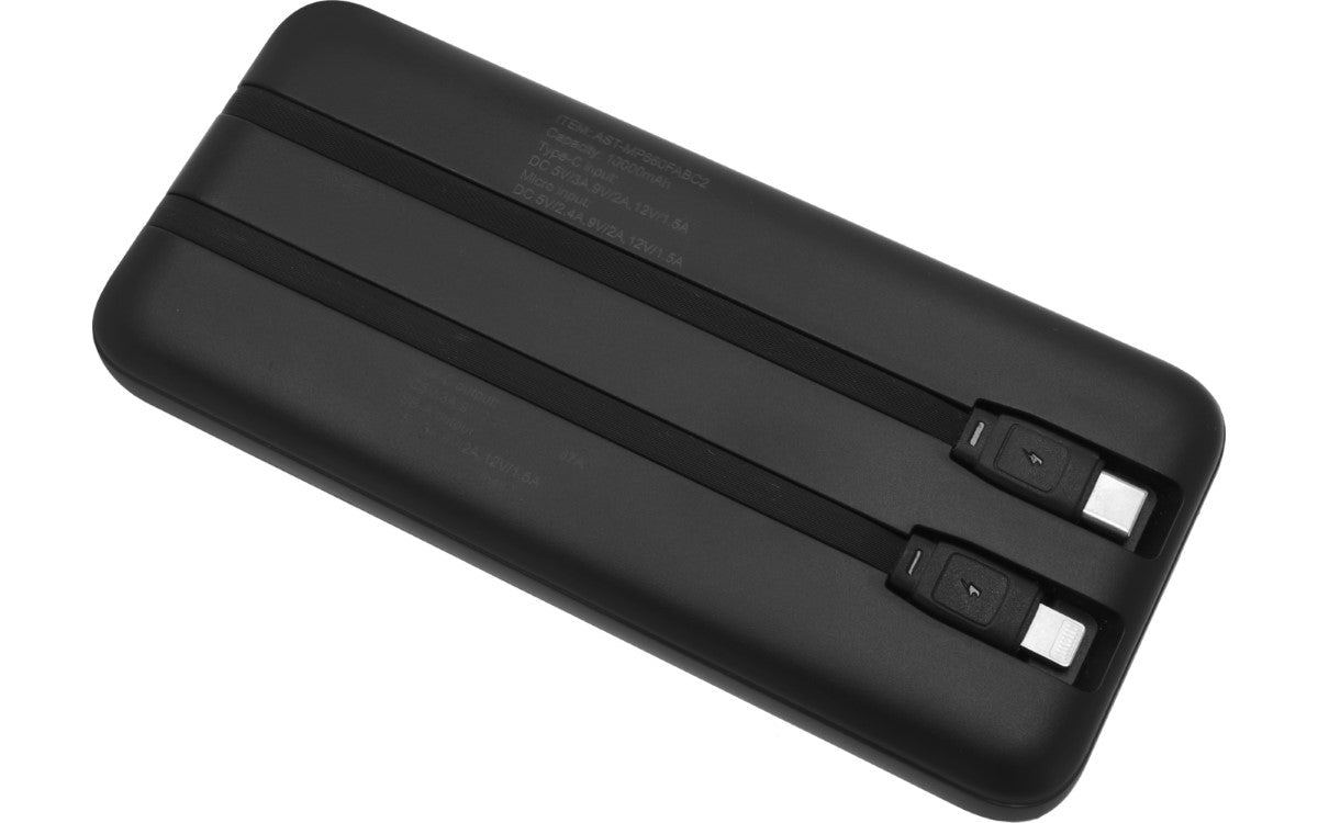 Външна батерия Berger BPB с вградени USB-C и Lightning кабели – 10 000 / 20 000 mAh