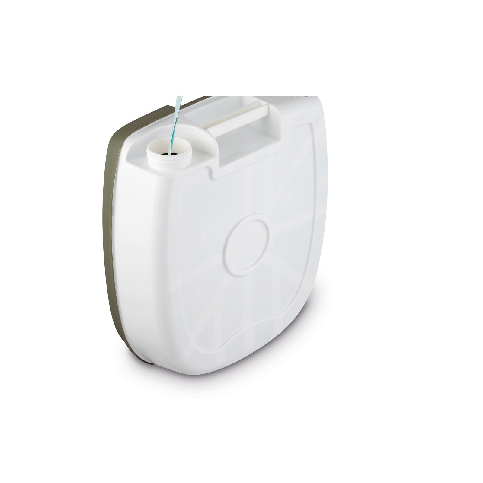 Резервоар на Мобилна химическа тоалетна за къмпинг Berger WC Comfort, преносима тоалетна, компактна мобилна тоалетна.