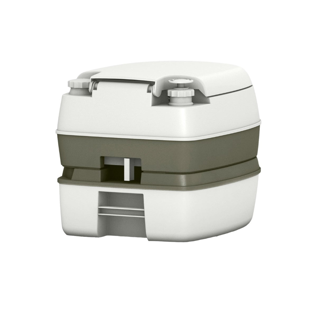 Преносима химическа тоалетна за къмпинг Berger WC Supreme с лесно управление и удобна седалка, подходяща за кемпер и ван.Преносима химическа тоалетна за къмпинг Berger WC Supreme с лесно управление и удобна седалка, подходяща за кемпер и ван.