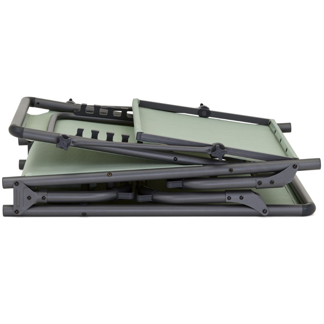 Сгъваем шезлонг за релакс на открито Berger Iseo 31 см зелен