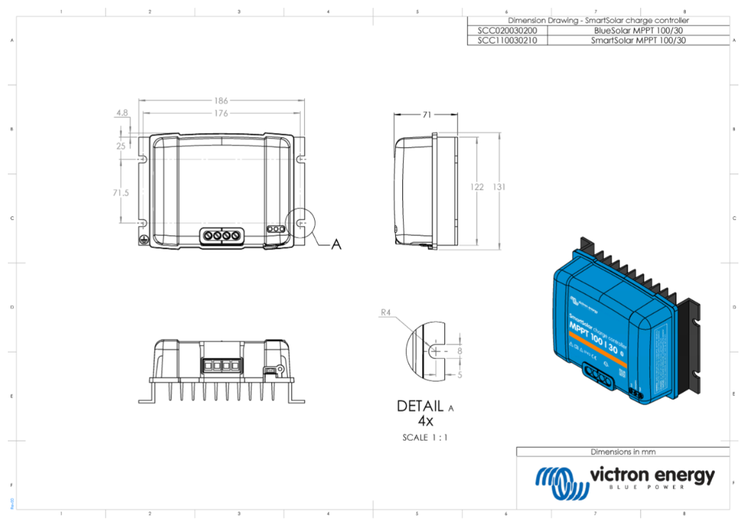 Контролер за соларен панел Victron Energy с Bluetooth, Solar controller Victron Energy