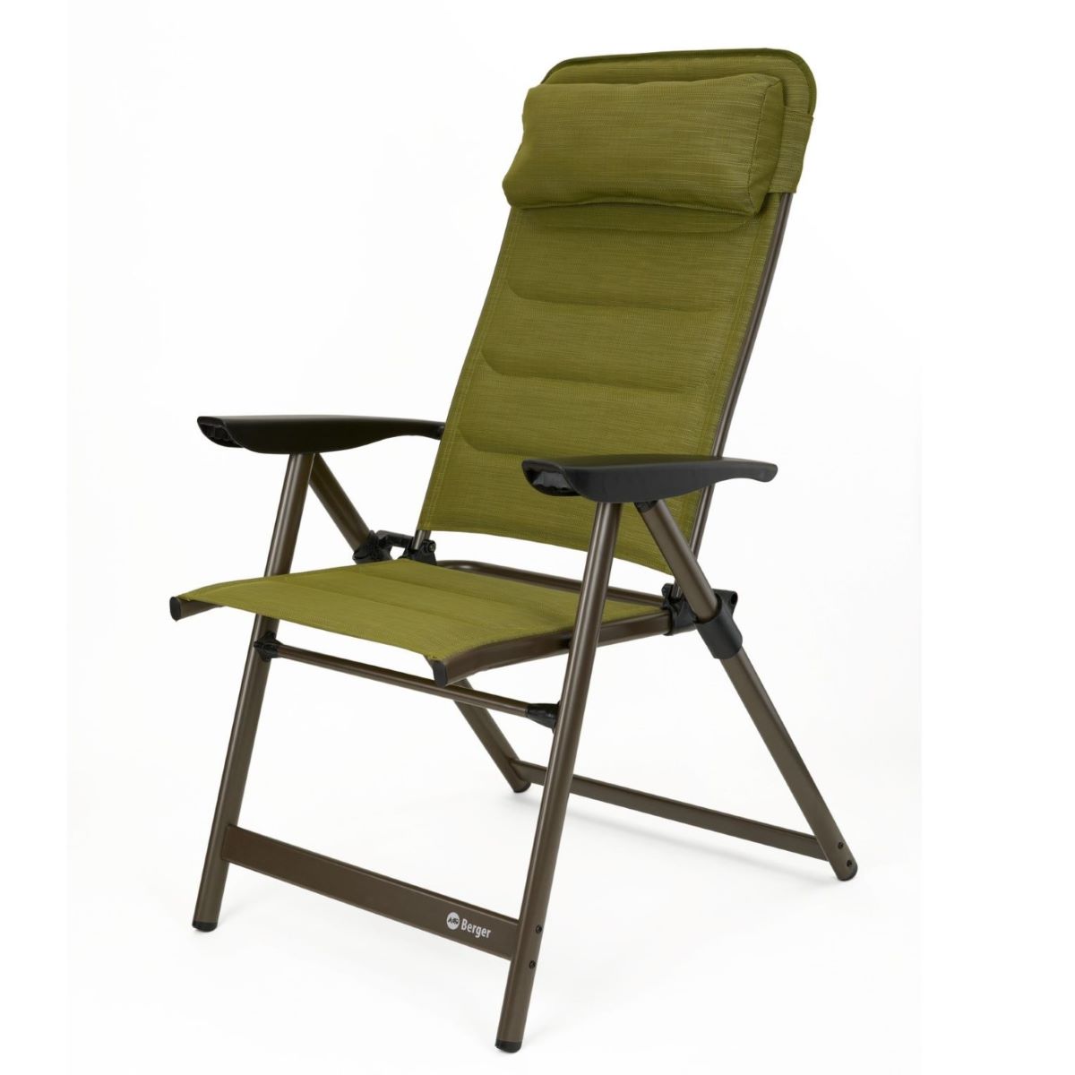 Сгъваем стол за къмпинг, Berger, тънък цветен с накланяа облегалка. Chair color folding camping