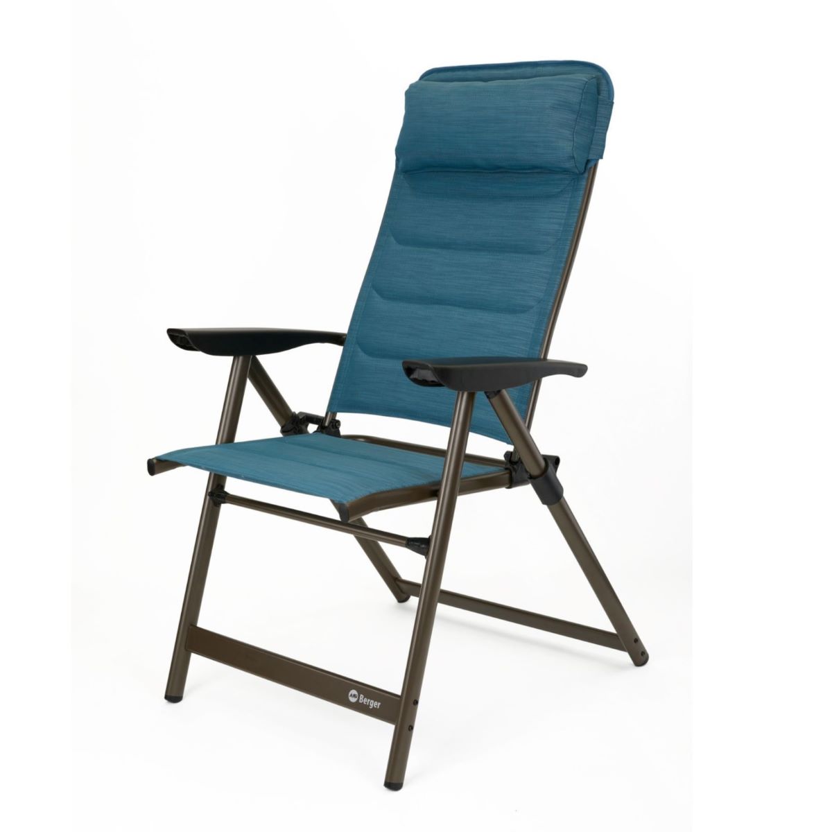 Сгъваем стол за къмпинг, Berger, тънък цветен с накланяа облегалка. Chair color folding camping