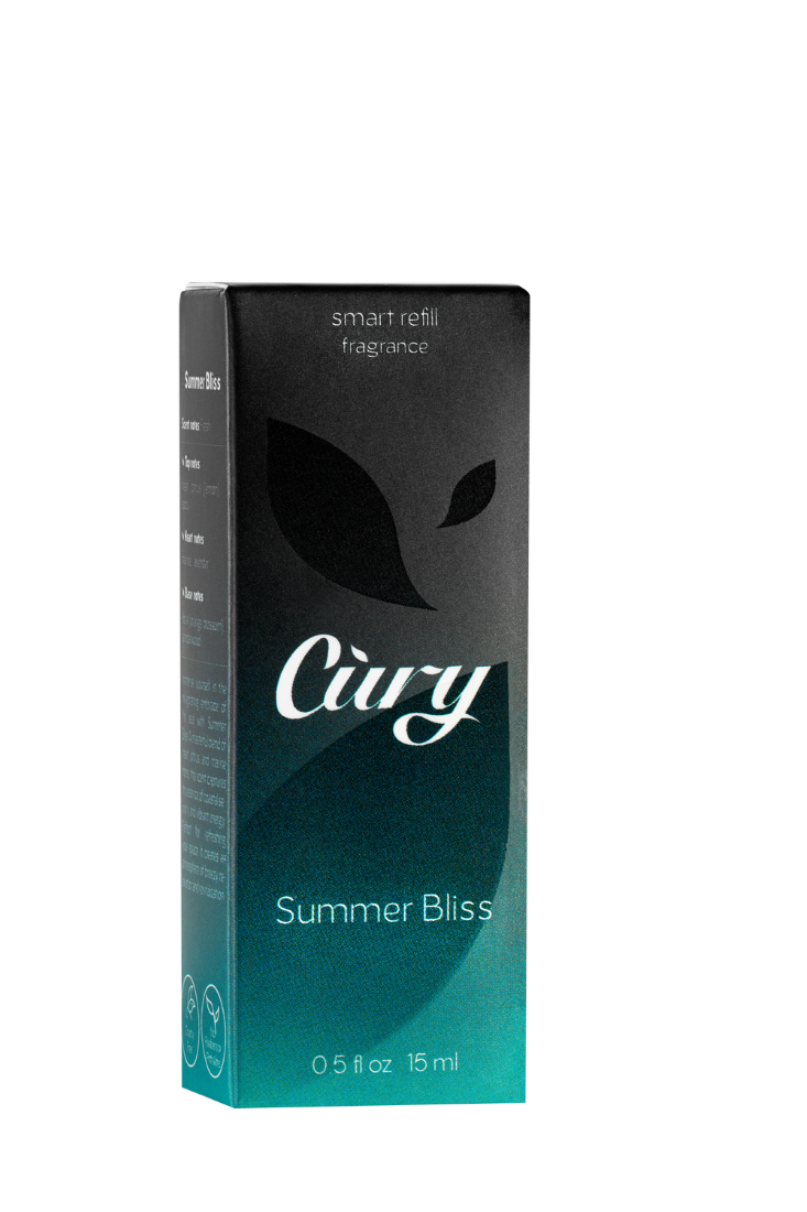 Cury пълнители – премиум аромати и защита от насекоми, аромат Summer Bliss в опаковка.