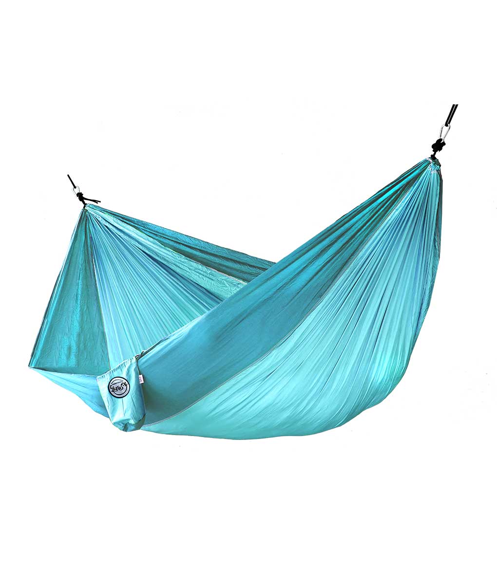 Hammock tourist, ultraligh, strong, modern design various colors, for camping and park. Хамак, лек, туристически, за парк, дървета, модерен дизайн и цветове, с въжета и карабинери