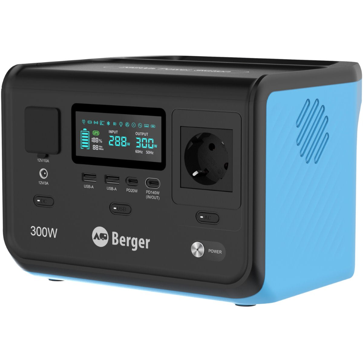 Berger Energy BEPS 300 преносима зарядна станция 288 Wh