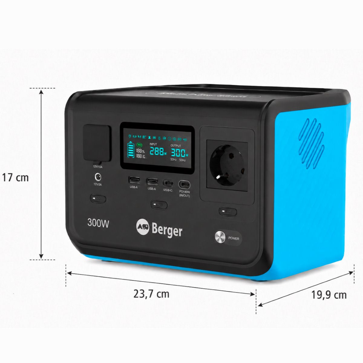 Зарядна станция Berger Energy BEPS 300 LiFePO₄