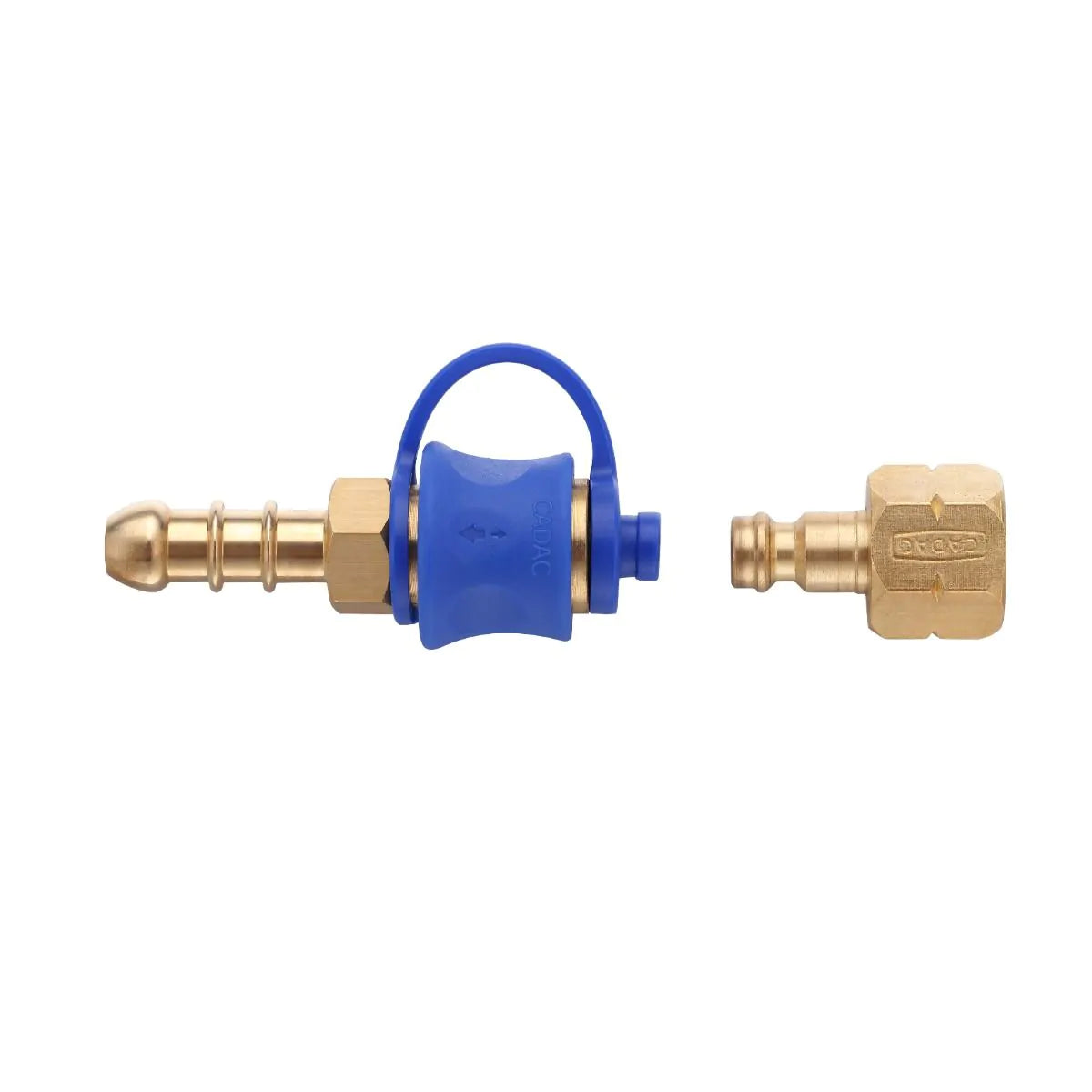 Бърза връзка за газ CADAC Quick Release права за газов маркуч 8 mm