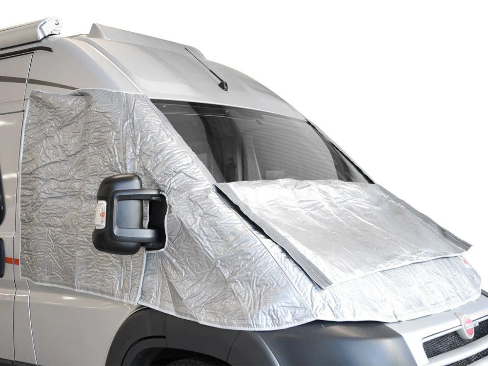 Термо покривало за предно и странични стъкла Fiamma Thermoglas Windscreen за Fiat Ducato, Citroën Jumper и Peugeot Boxer (от 06/2006)