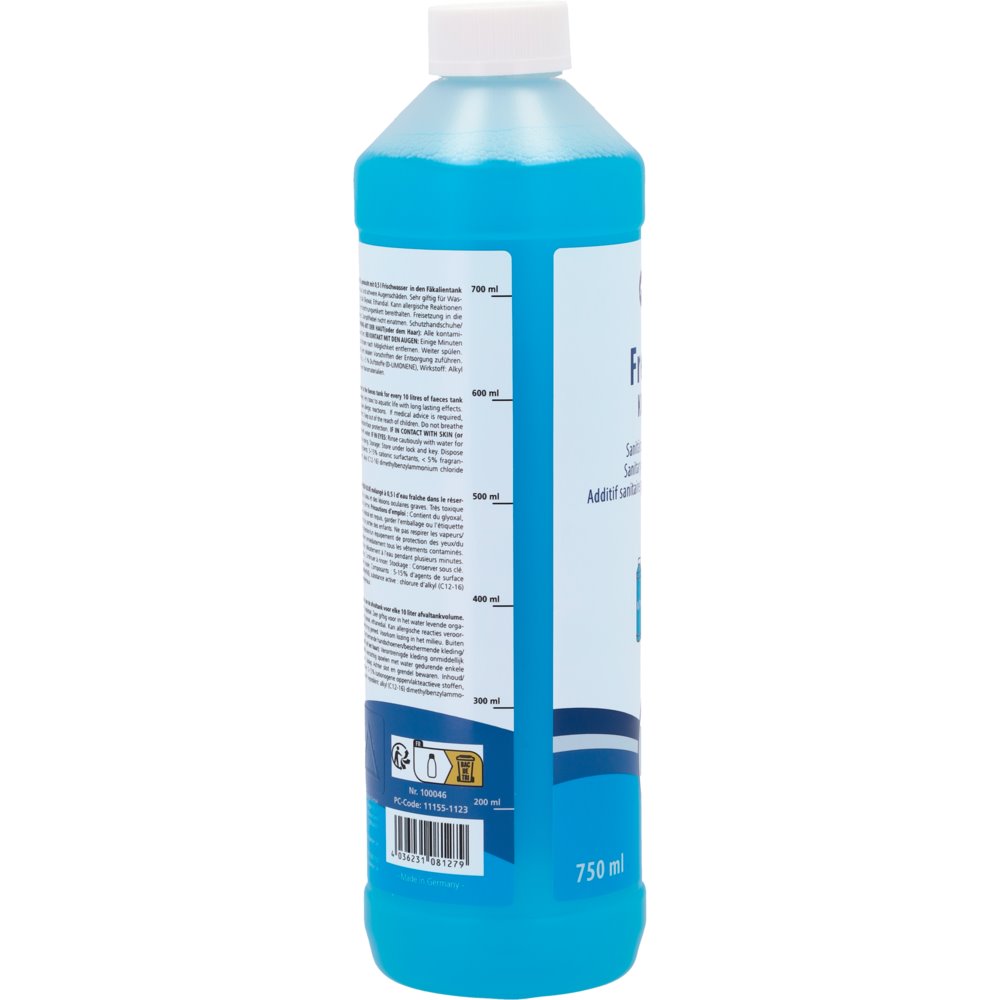 Berger Fresh Blue концентрат е високоефективна препарат за мобилни тоалетни течност, специално разработена за мобилни и касетни тоалетни. Toilet chemical 