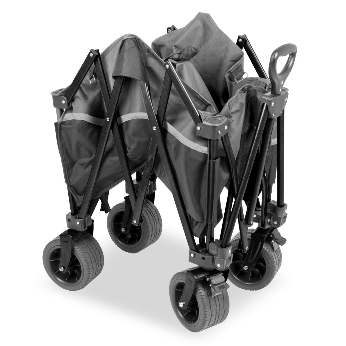 Сгъната транспортна количка BRUNNER Cargo Compact XL в компактни размери за лесно съхранение