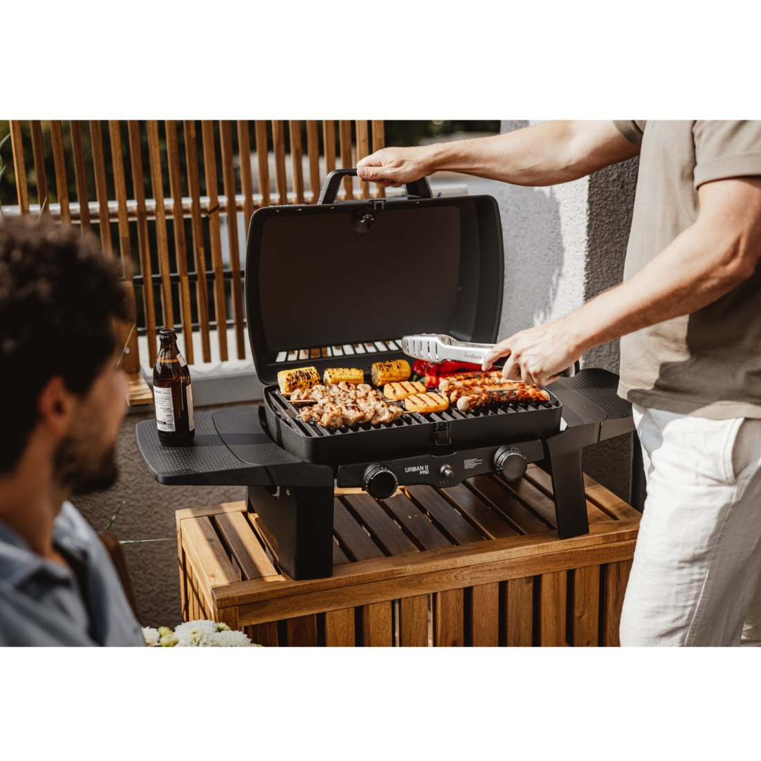 Преносимо газово барбекю Enders Urban II Pro 30 mbar за къмпинг, сгъваемо, практично, подходящо за кемпер и каравана