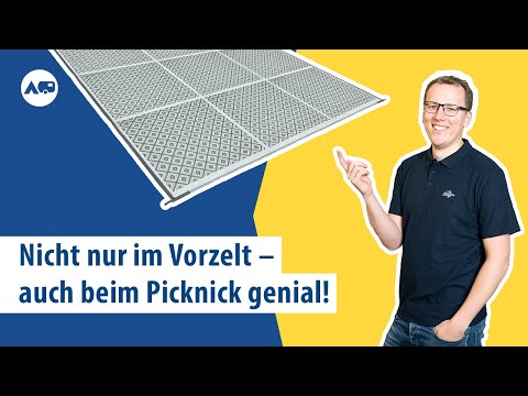 Двулицев къмпинг килим размер Berger 2 размера квадратен