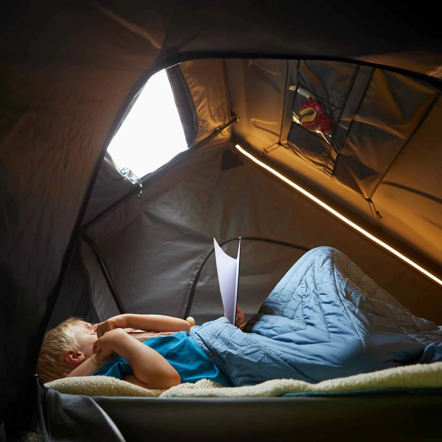 Вътрешно пространство на покривна палатка Vickywood