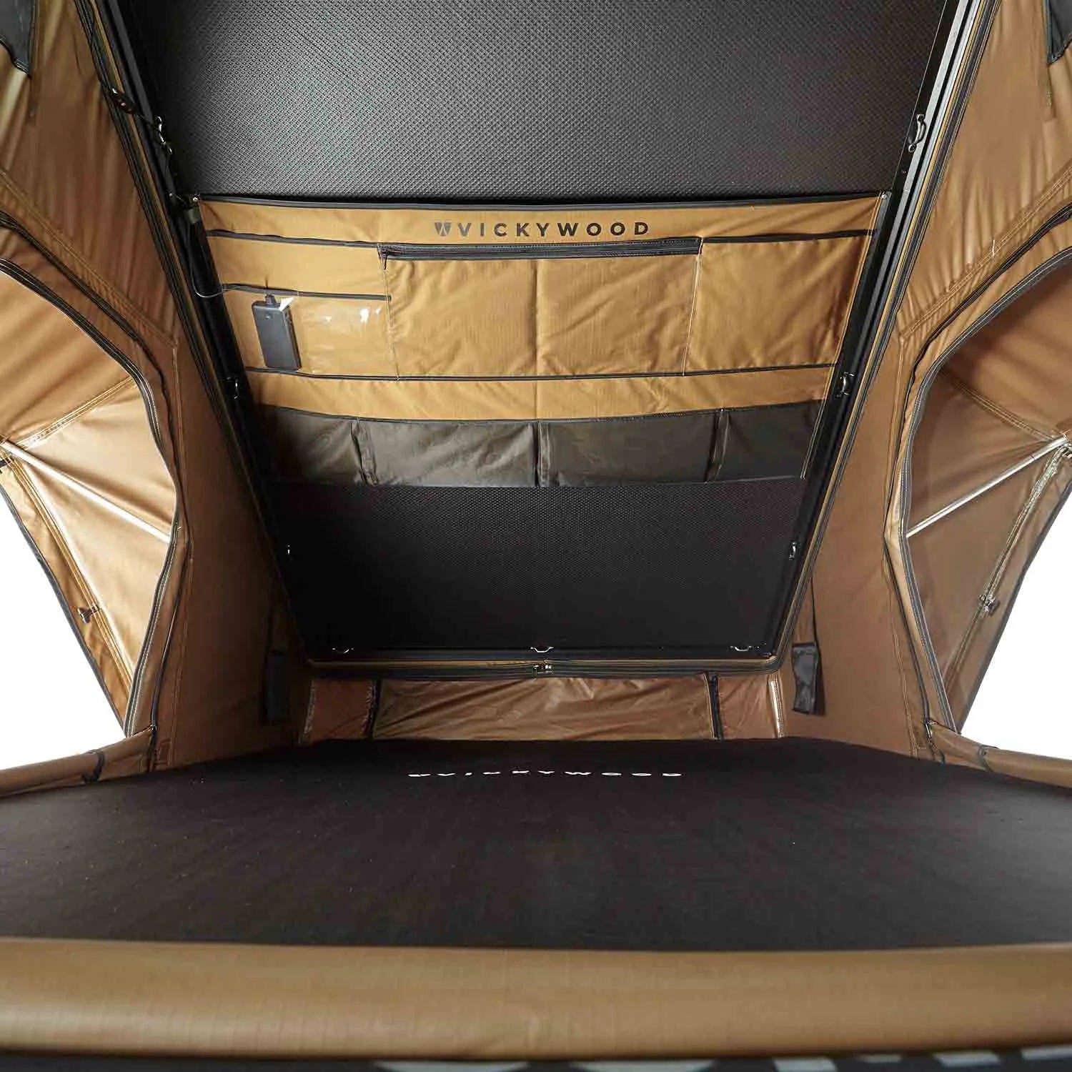 VICKYWOOD CUMARU UP 145 – Твърда покривна палатка за автомобил, къмпинг, практична, преносима палатка за каравана или кемпер