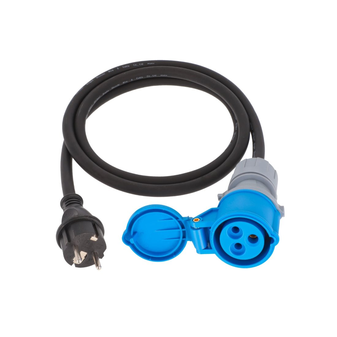 Евробукса CEE куплунг към шуко адаптер Berger 5 м и 1.5м