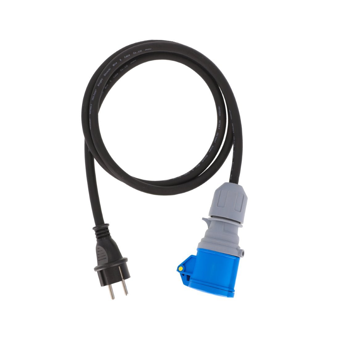 CEE към Schuko адаптер за къмпинг захранване Berger за свързване на кемпера към домашната мрежа със сандартен контакт