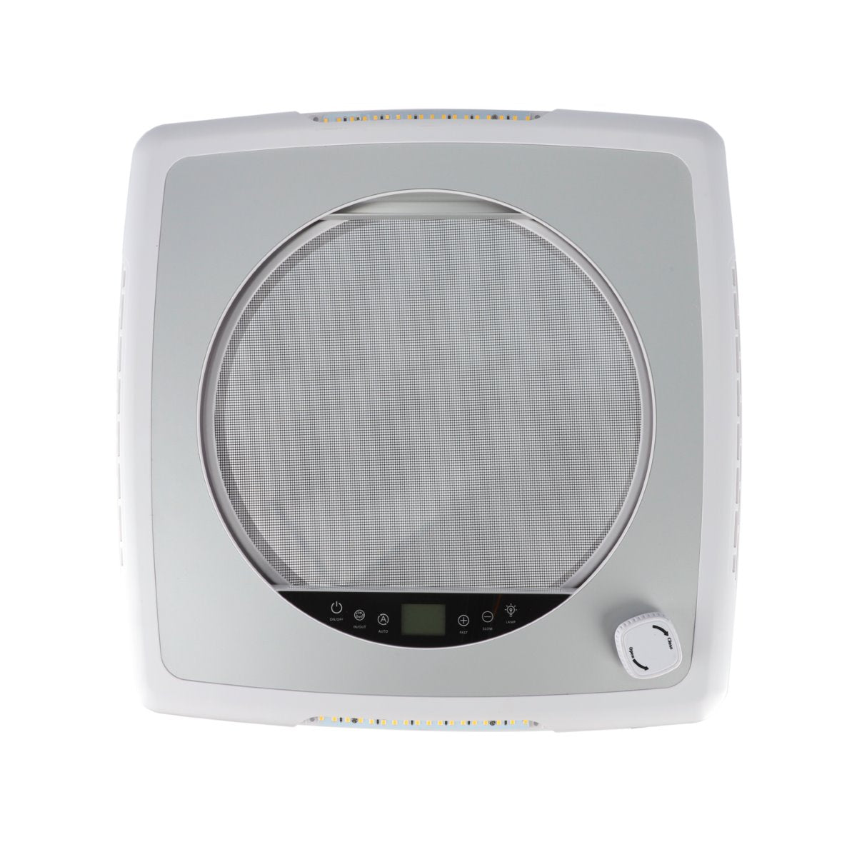 Вентилатор за кемпер, вентилатор за каравана, люк с вентилатор, мрежа за комари, щора за слънце, сенник, дистанционно. тиха работа, монтаж 40 х 40 см